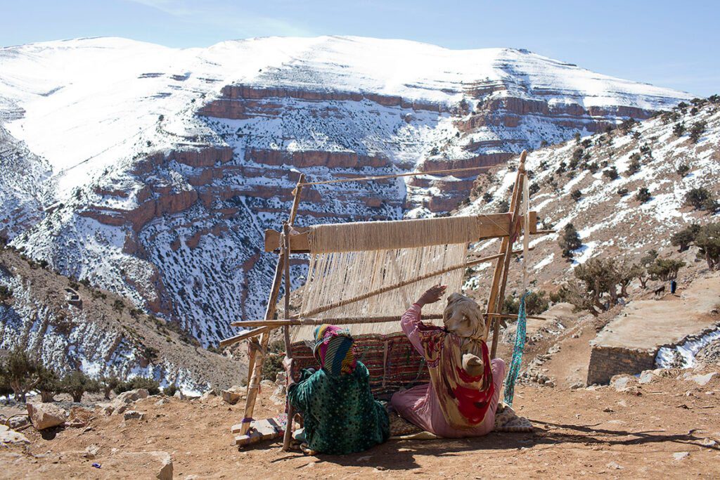 Mount Toubkal trek in The High Atlas Mountains