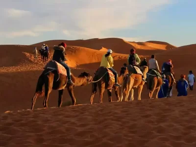 Trekking in the Sahara Desert in Morocco