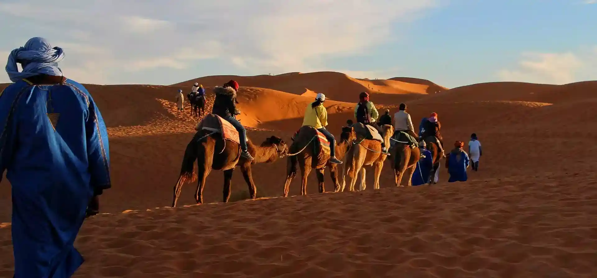 Trekking in the Sahara Desert in Morocco