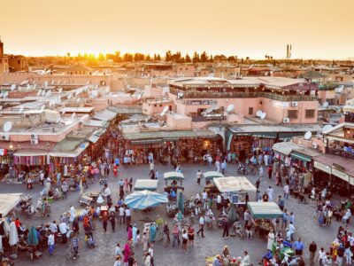 Discovering Marrakech points of interest: Jemaa el-Fna square