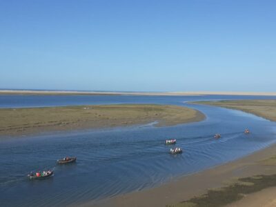 the coastal landscapes of Tarfaya within the Moroccan Sahara