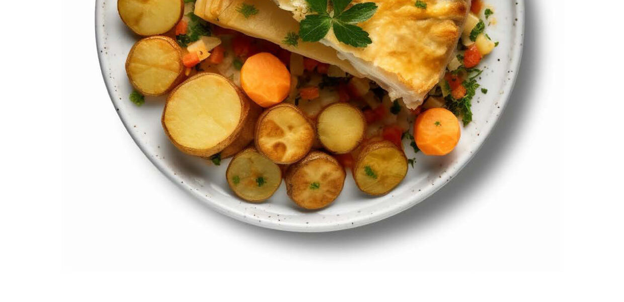 Moroccan-Style Fish and Potato Pie