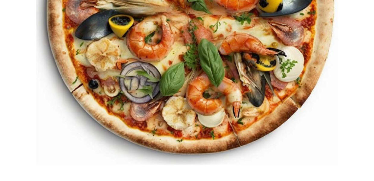 Moroccan-Style Seafood Pizza