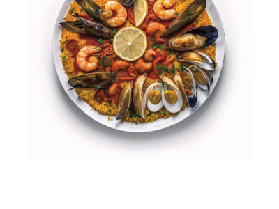 Moroccan Seafood Paella