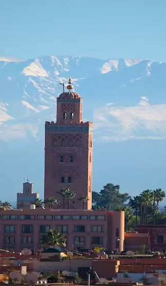 atlas mountains from marrakech